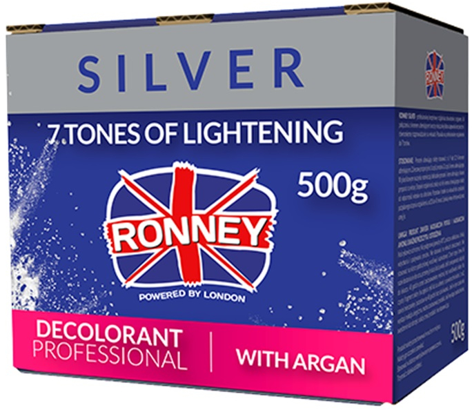 Proszek rozjaśniający z olejem arganowym do włosów - Ronney Professional Dust Free Bleaching Powder With Argan — Zdjęcie N1
