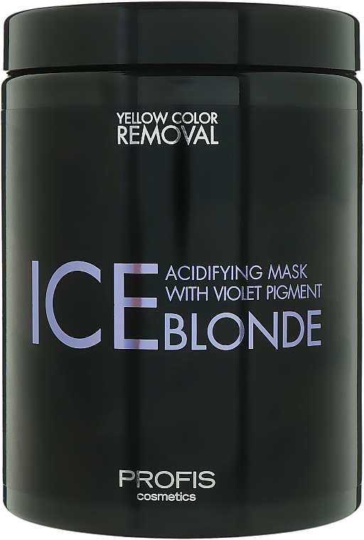Maska przeciw żółknięciu włosów - Profis Ice Blonde