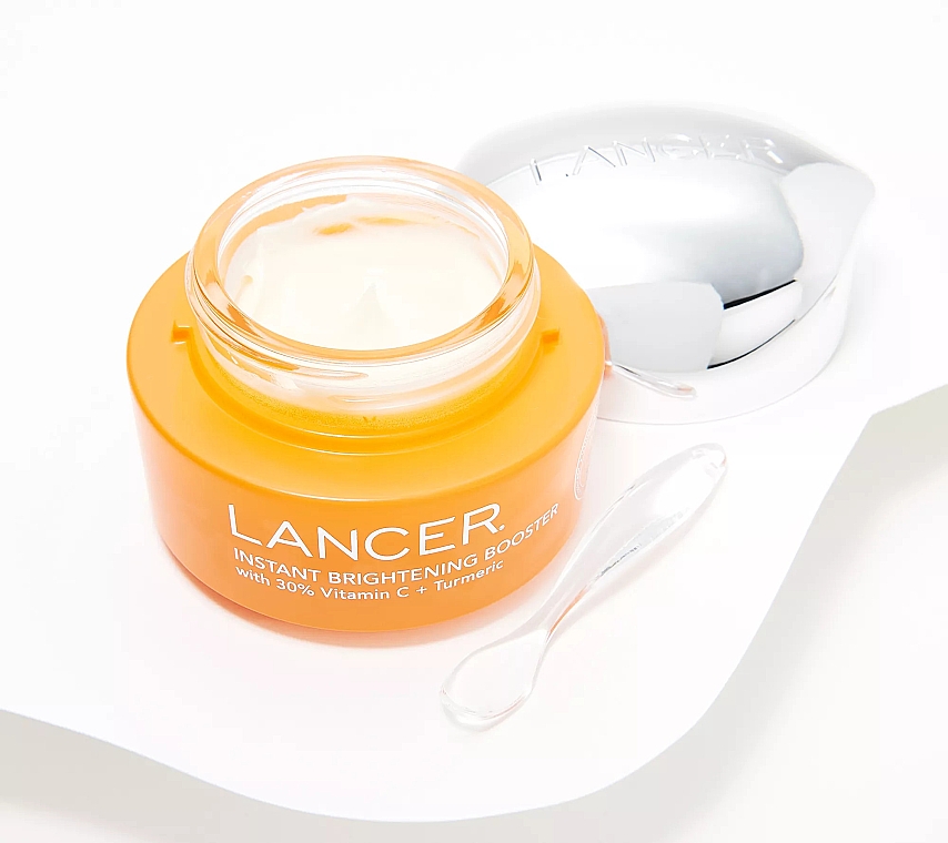 Krem wzmacniający do natychmiastowego rozjaśnienia - Lancer Instant Brightening Booster with 30% Vitamin C + Turmeric — Zdjęcie N3