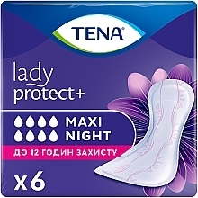 Wkładki higieniczne, TENA Lady Maxi Night, 6 szt. - TENA — Zdjęcie N1