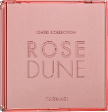 Paleta cieni do powiek Róża z wydm - Farmasi Oasis Collection — Zdjęcie N2