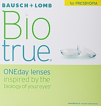 Soczewki jednodniowe, 90 szt. - Bausch & Lomb Biotrue® ONEday for Presbyopia Low  — Zdjęcie N1