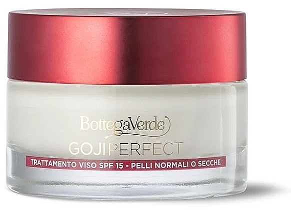 Krem do twarzy - Bottega Verde Goji Perfect Intensive Anti-Wrinkle And Antioxidant Treatment SPF15 — Zdjęcie N2