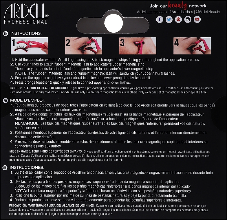 Sztuczne rzęsy - Ardell Magnetic Strip Lash Double 110 — Zdjęcie N3