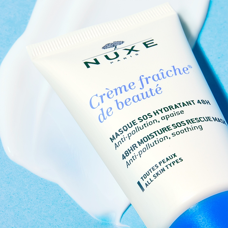 Intensywnie regenerująca maska do twarzy - Nuxe Crème Fraîche de Beauté 48HR Moisture SOS Rescue Mask — Zdjęcie N3