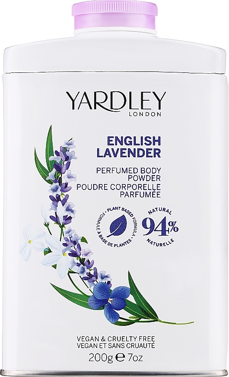 Yardley English Lavender Perfumed Body Powder - Perfumowany puder do ciała Angielska lawenda — Zdjęcie N1