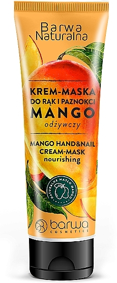 Kremowa maska z mango do rąk i paznokci - Barwa Natural Cream Mask Hands And Nails — Zdjęcie N1