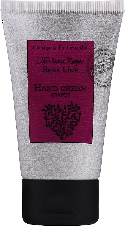 Krem do rąk z masłem shea Winogrono - Soap&Friends Shea Line Hand Cream Grape — Zdjęcie N4