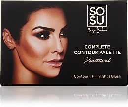 Paleta do konturowania twarzy - Sosu by SJ Remastered Complete Contour Palette — Zdjęcie N3