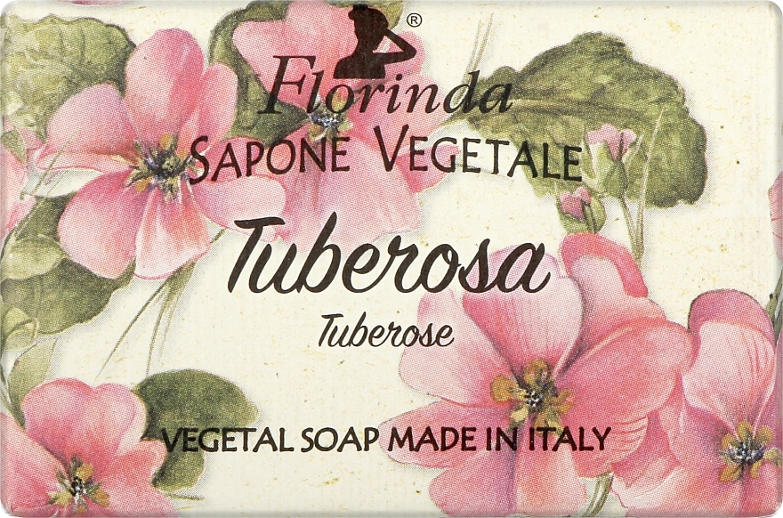 Naturalne mydło w kostce Tuberoza - Florinda Tuberose Vegetal Soap — Zdjęcie N1