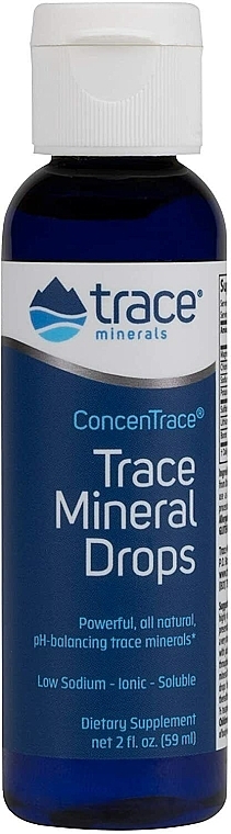 Minerały w kroplach - Trace Mineral ConcenTrace Drops — Zdjęcie N2