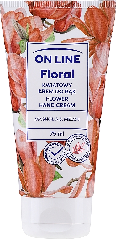 Kwiatowy krem do rąk Magnolia i melon - On Line Floral Flower Magnolia & Melon Hand Cream — Zdjęcie N1