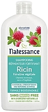 Szampon do włosów z olejkiem rycynowym i keratyną roślinną - Natessance  — Zdjęcie N3