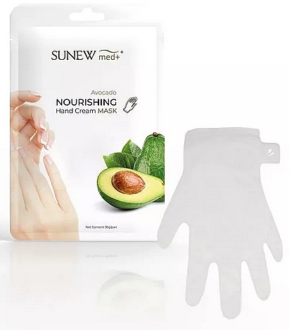 Maska do rąk - Sunew Med+ Hand Mask With Avocado Oil — Zdjęcie N1
