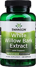 Kup Suplement diety z ekstraktem z kory wierzby białej, 500 mg - Swanson White Willow Bark Extract 500mg