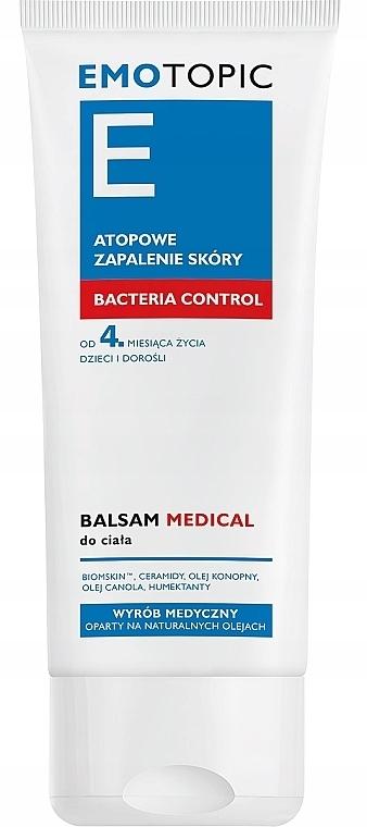 Balsam do ciała - Pharmaceris E Emotopic Bacteria Control Medical Body Balm — Zdjęcie N1