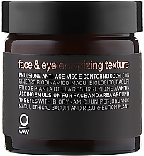 Kup Emulsja przeciwstarzeniowa do twarzy i okolic oczu - Oway Man Face & Eye Energizing Texture