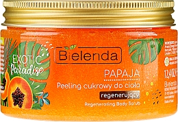 Regenerujący peeling cukrowy do ciała Papaja - Bielenda Exotic Paradise — Zdjęcie N1
