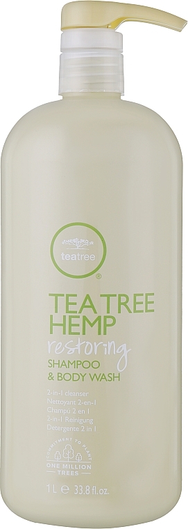 Rewitalizujący szampon 2 w 1 - Paul Mitchell Tea Tree Hemp Restoring Shampoo & Body Wash — Zdjęcie N3