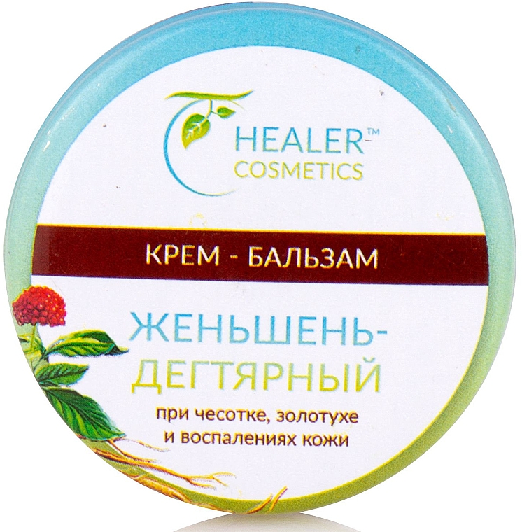 Balsam z żeń-szeniem na świerzb, zażółcenia i stany zapalne skóry - Healer Cosmetics — Zdjęcie N3