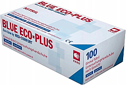 Kup Jednorazowe rękawiczki nitrylowe, niebieskie, XXL, 100 szt. - Med-Comfort Blue Eco Plus