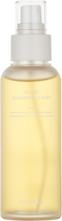 Mgiełka nawilżająca do twarzy z ekstraktem z rumianku - Hyggee Relief Chamomile Mist — Zdjęcie N1