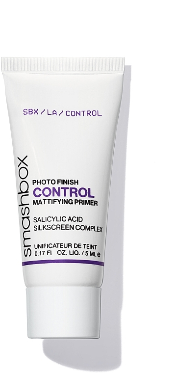 Podkład do twarzy - Smashbox Photo Finish Control Mattifying Face Primer (mini) — Zdjęcie N1