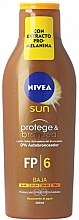 Przeciwsłoneczny balsam opalizujący do ciała SPF 6 - Nivea Sun Protect & Bronze Tan Activating Lotion — фото N2