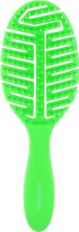 Szczotka masująca do włosów, zielona - Termix Colors — Zdjęcie N1