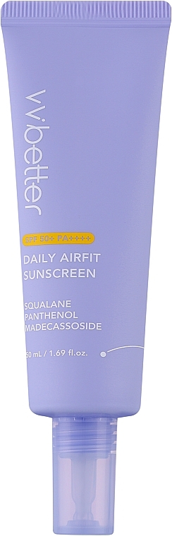 Lekki krem przeciwsłoneczny SPF50+ - VVbetter Daily Airfit Sunscreen — Zdjęcie N1