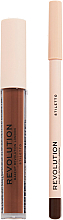 Zestaw do makijażu ust - Makeup Revolution Lip Contour Kit Stiletto (lip/gloss/3ml + lip/pencil/1g) — Zdjęcie N2