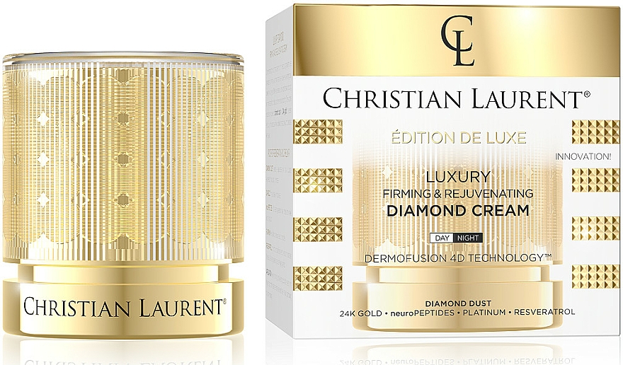 Przeciwstarzeniowy krem do twarzy - Christian Laurent Luxury Firming&Rejuvenating Diamond Cream — Zdjęcie N1