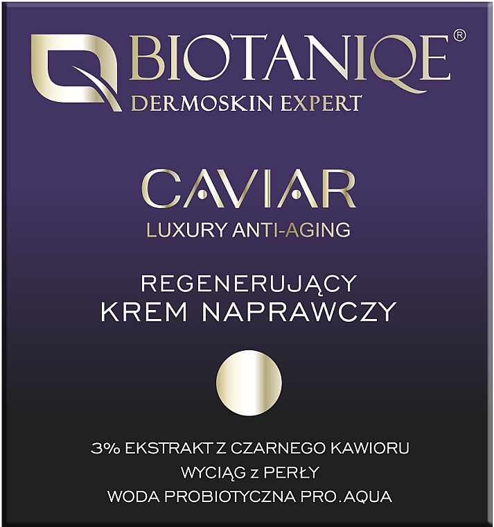 Regenerujący krem naprawczy do twarzy - Biotaniqe Caviar — Zdjęcie N1