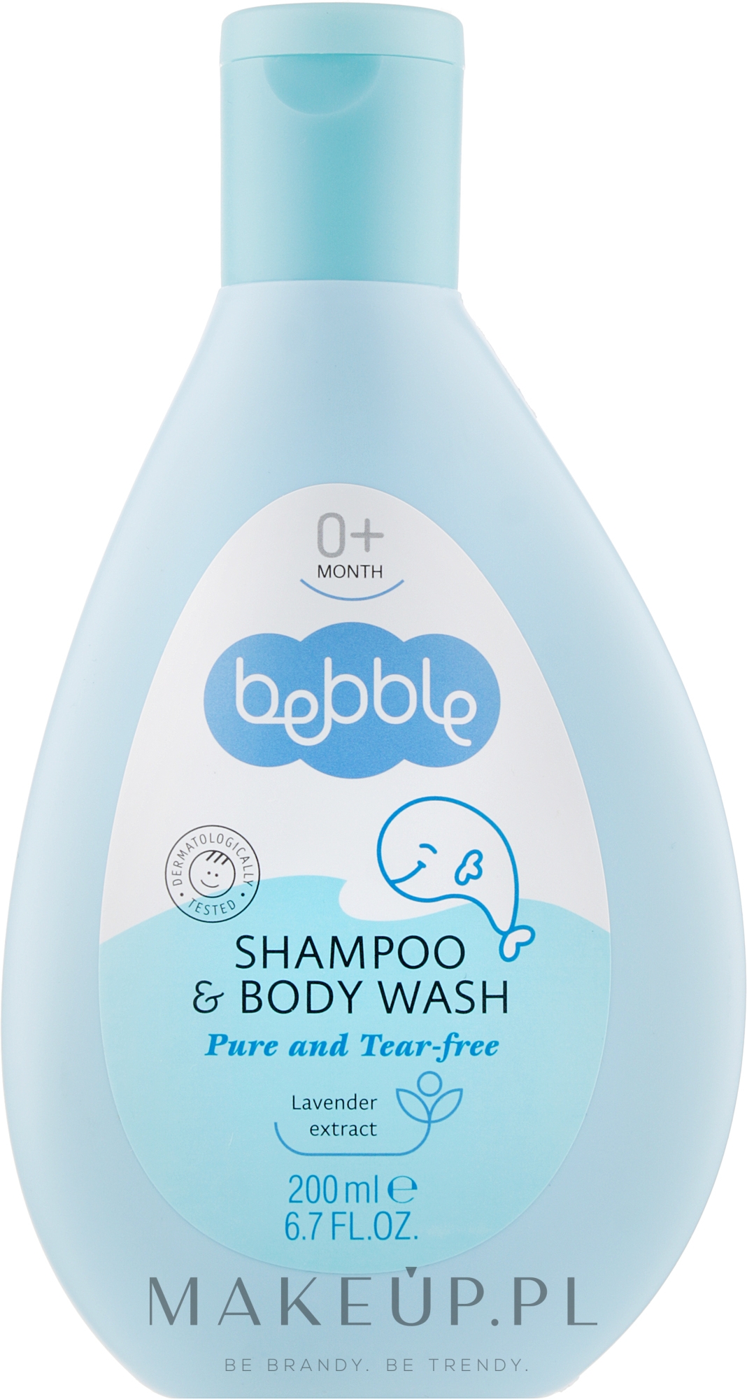 Łagodny szampon i żel do mycia ciała dla dzieci - Bebble Shampoo & Body Wash — Zdjęcie 200 ml