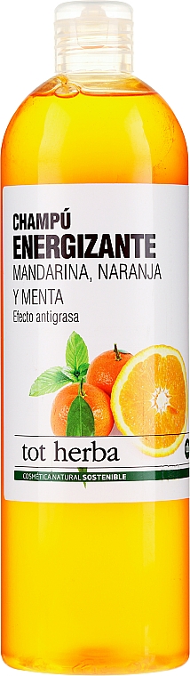 Szampon energetyzujący Mandarynka i pomarańcza - Tot Herba Tangerine & Orange Energizing Shampoo — Zdjęcie N1