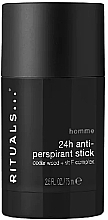 Dezodorant w sztyfcie - Rituals Homme 24h Anti-Perspirant Stick — Zdjęcie N1