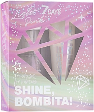 Kup Zestaw - 7 Days Shine, Bombita! Light Pink (b/mist 135 ml + b/milk 150 ml)