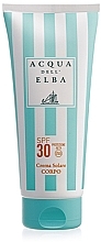 Ochronny krem ​​do ciała - Acqua Dell'Elba Body Sun Cream SPF 30 — Zdjęcie N1
