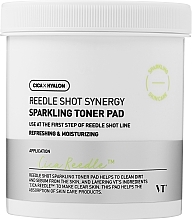 Wygładzające płatki do twarzy - VT Cosmetics Reedle Shot Synergy Sparkling Toner Pad — Zdjęcie N2