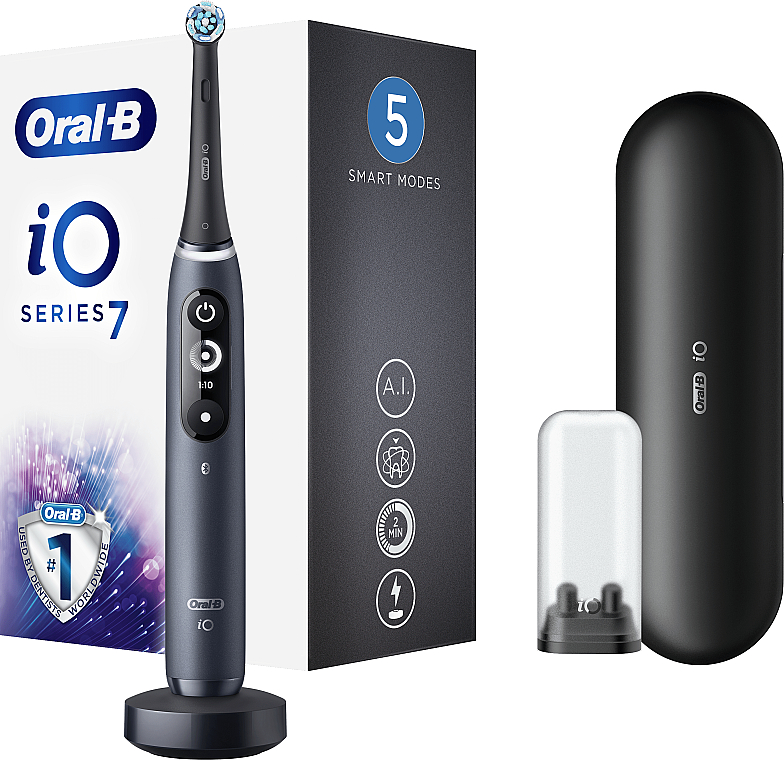 Elektryczna szczoteczka do zębów, czarna - Oral-B iO Series 7 — Zdjęcie N13