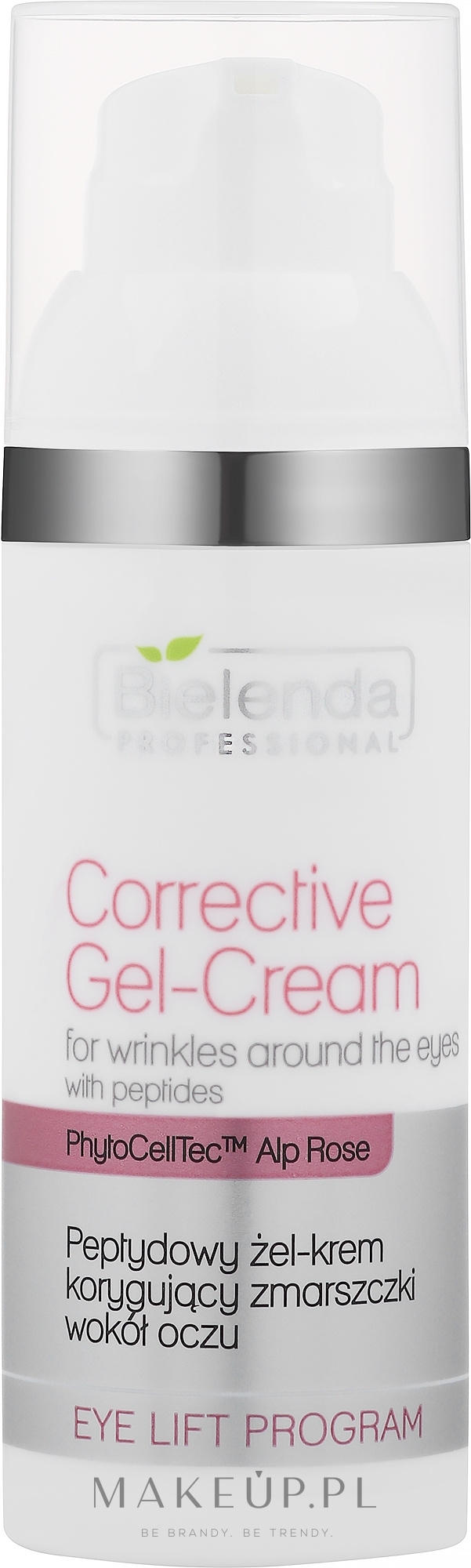 Peptydowy żel-krem korygujący zmarszczki wokół oczu - Bielenda Professional Eye Lift Program Corrective Gel-Cream — Zdjęcie 50 ml