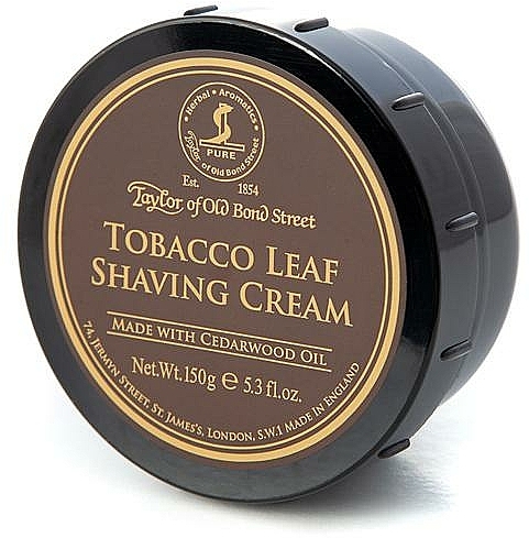 Krem do golenia dla mężczyzn Liść tytoniu - Taylor of Old Bond Street Tobacco Leaf Shaving Cream Bowl — Zdjęcie N1