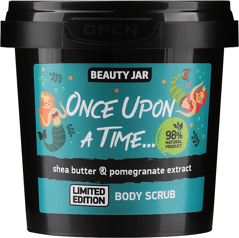 Peeling do ciała Masło shea i ekstrakt z granatu - Beauty Jar Once Upon A Time Limited Edition Body Scrub — Zdjęcie N1