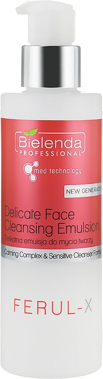 Delikatna emulsja do mycia twarzy - Bielenda Professional Ferul-X — Zdjęcie N1