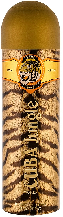 Cuba Jungle Tiger - Perfumowany dezodorant w sprayu do ciała — Zdjęcie N1