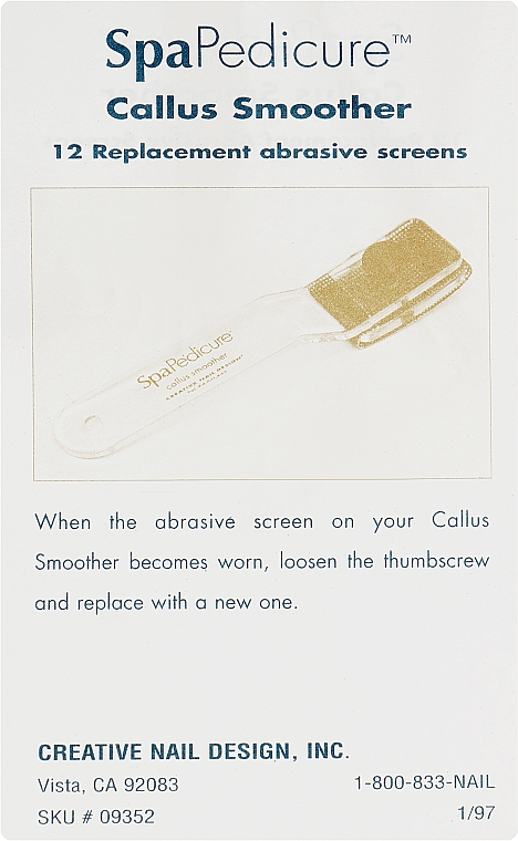 Wymienna heble do urządzenia do pedicure - CND Callus Smoother Refill — Zdjęcie N5