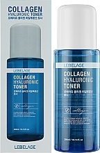 Kolagenowo-hialuronowy tonik do twarzy - Lebelage Collagen Hyaluronic Toner — Zdjęcie N2