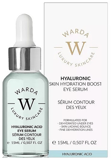 Serum pod oczy z kwasem hialuronowym - Warda Skin Hydration Boost Hyaluronic Acid Eye Serum — Zdjęcie N1