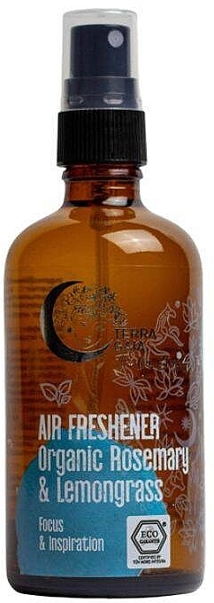 Spray zapachowy do domu - Terra Gaia Air Freshener Organic Rosemary & Lemongrass — Zdjęcie N1