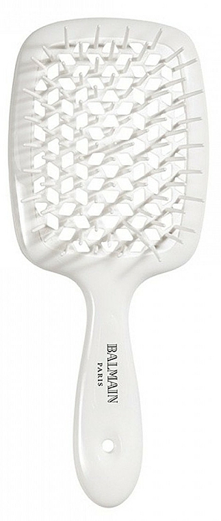 Szczotka do włosów, biała - Balmain Paris Hair Couture White Detangling Brush
